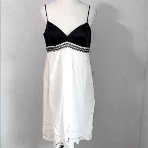 Black and white dress